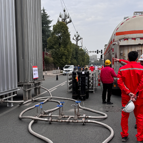 RongGuan participates in the emergency supply of urban natural gas in Nanchong City